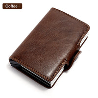 Personalized engraved slim wallet – bill compartment