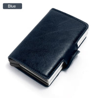 Personalized engraved slim wallet – RFID aluminum card holder