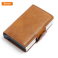 Personalized engraved slim wallet – pop-up card ejector