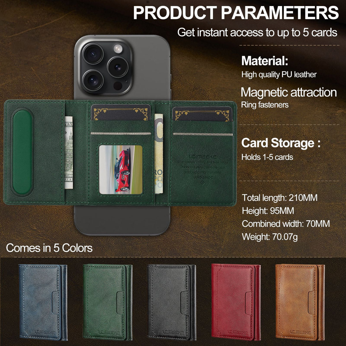 Calvora MagSafe Wallet - Product specs