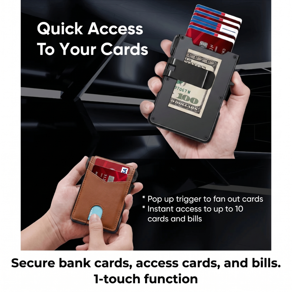 Magvault minimalist slim wallet – slim profile under 8mm